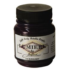 Jacquard Lumiere Acrylic Paint Burgundy 66.54ml