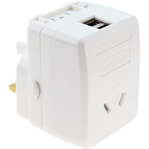 Jackson Travel Adaptor With USB Universal