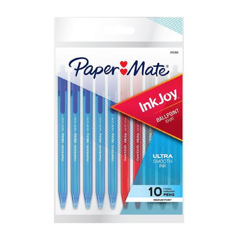 Paper Mate Business 100RT 1.0mm Ballpoint Pens Assorted 10 Pack