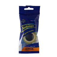 Sellotape Cellulose Tape 15mm x 10m 2 Pack Clear