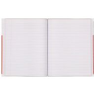 WS Lecture Book 2B5 7mm Ruled Hardcover 94 Leaf Red Mid