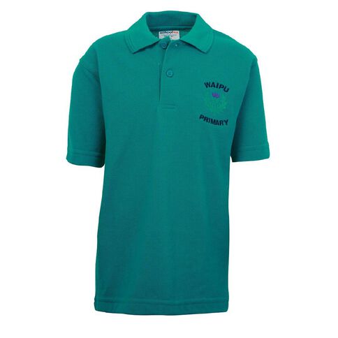 Schooltex Waipu Short Sleeve Polo with Embroidery