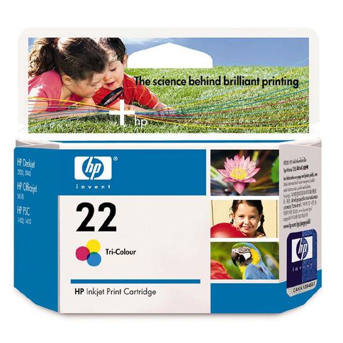 HP Ink 22 Colour (165 Pages)