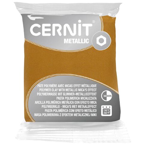 Cernit Polymer Clay Metallic 56g Gold Gold