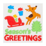 Wonderland Christmas Gel Sticker Assorted