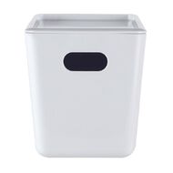 Living & Co Lisse Narrow Lidded Organiser White 5L
