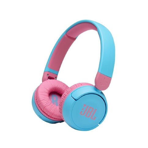 JBL JR310 Bluetooth Kids On-ear Headphones Blue Blue Mid