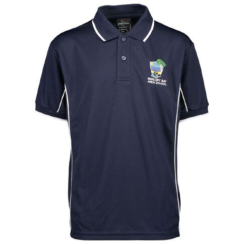 Schooltex Mercury Bay Area School Short Sleeve Polo with Embroidery
