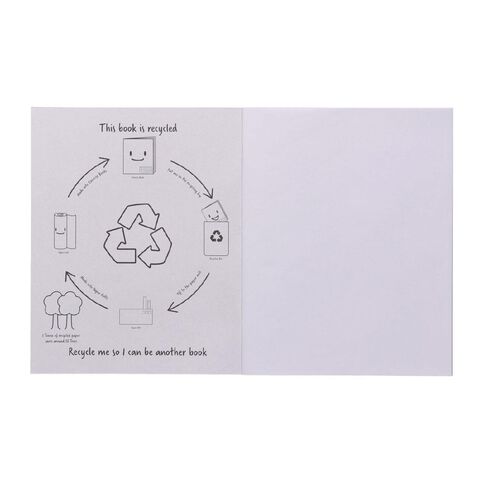 WS Exercise Book 1A4 Unruled 24 Leaf Orange Mid