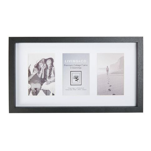 Living & Co Premium Collage Frame 3 Opening 4in x 6in