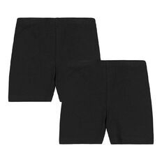 Young Original Girls' Plain Bike Shorts 2 Pack