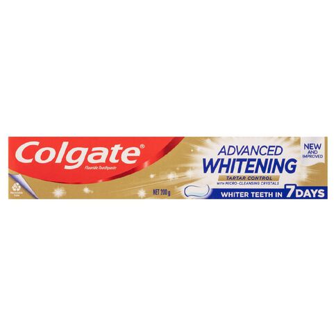 Colgate Advanced Whitening Tartar Control Toothpaste 200g