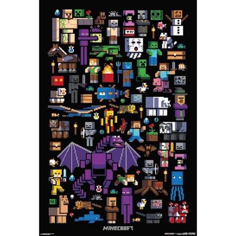 Minecraft Poster #15 Minecraft Mobbery