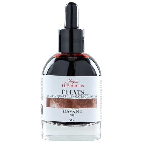 Jacques Herbin Eclats Watercolour Ink 215 Havana 50ml