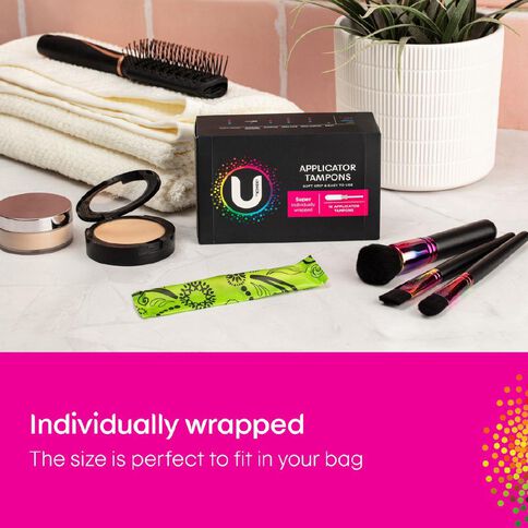 U By Kotex Applicator Super Tampons 16s
