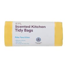 Living & Co 50% Plant-Based Scented Kitchen Tidy Bag 27L 34 Pack