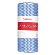 Necessities Brand Bulk Cleaning Cloths 25cm x 30cm 100 Pack