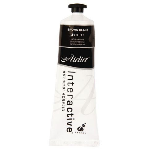 Atelier S1 Acrylic Paint Brown 80ml