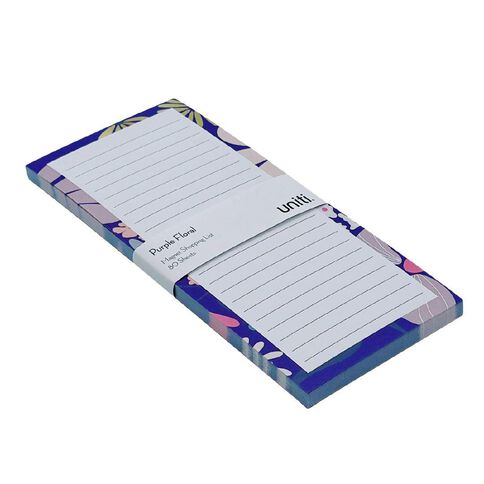Uniti Floral Shopping List Purple Mid