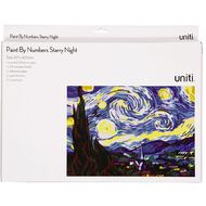 Uniti Paint by Numbers A3 Starry Night