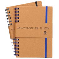 WS Notebook Wiro Kraft Brown Mid A5