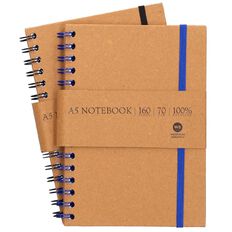 WS Notebook Wiro Kraft Brown Mid A5