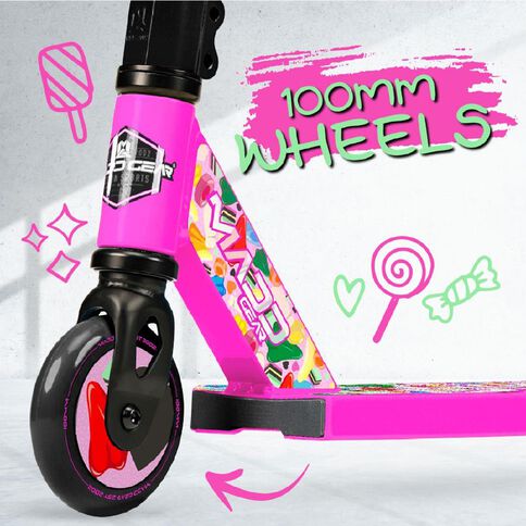 MADD Gear Whip Tacker-X Scooter Lolly Mix Pink