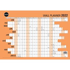 Impact Wall Planner 2022 (420 x 600mm) Laminated A2