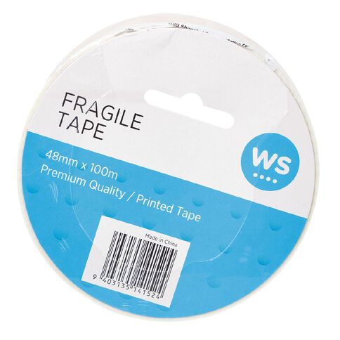 WS Fragile Printed Tape - 48mm x 100m