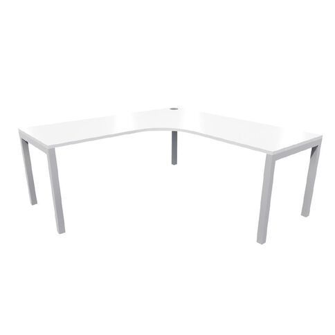 Zealand Quattro Workstation 1500 x 600 White