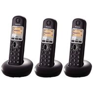 Panasonic KX-TGB213NZB Triple Cordless Handset Black Black