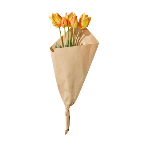 Living & Co Artificial Tulip Bunch Orange