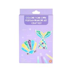 Colour Your Own Mermaid Window Art Craft Kit