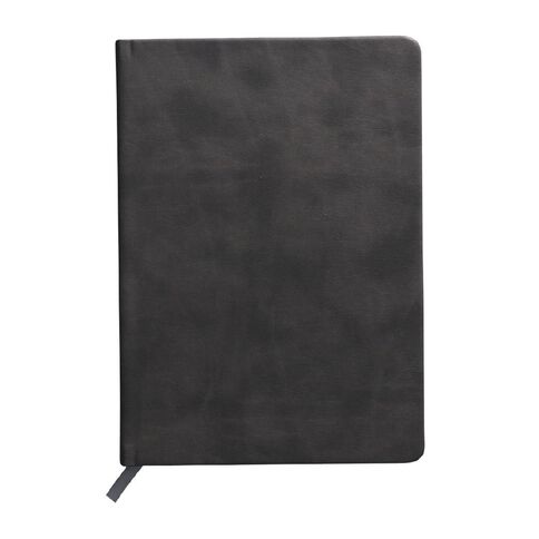 Uniti Stationery A5 Polyurethane Hard Cover Grey Notebook