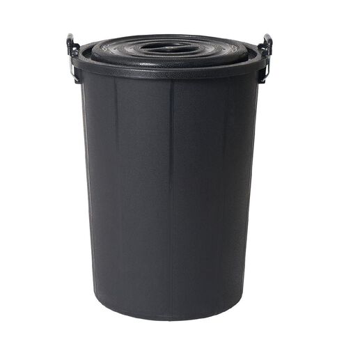 Living & Co Heavy Duty Bin 71L Black