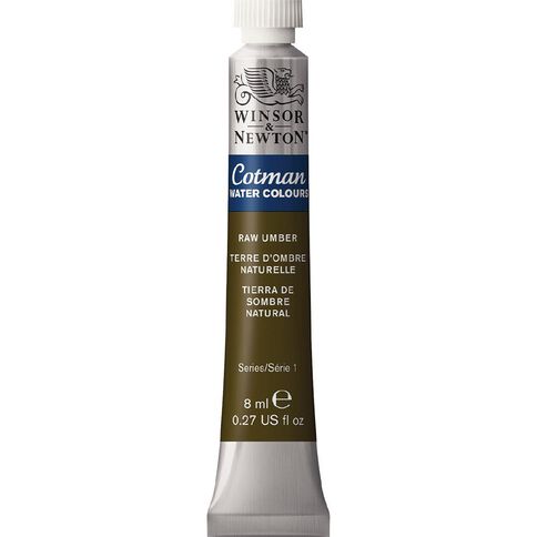 Winsor & Newton Cotman Watercolour Paint 8ml Raw Umber