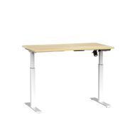 Knights Agile Boost Electric Single Sided Desk Frame Atlantic Oak Top
