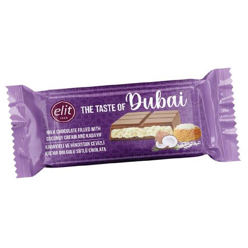Elit Dubai Chocolate with Coconut Cream and Kadayif 90g