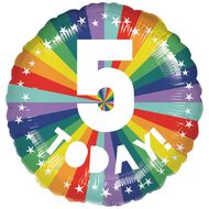 Amscan 45cm Standard Rainbow 5 Today