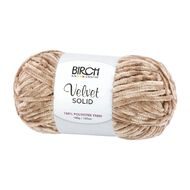 Birch Velvet Yarn 100% Polyester 100G Mushroom