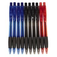 Deskwise Roller Ball Pen Extra Fine Assorted 10 Pack Assorted