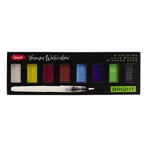Jasart Voyager Watercolour Metallic Set Bright 8 Piece