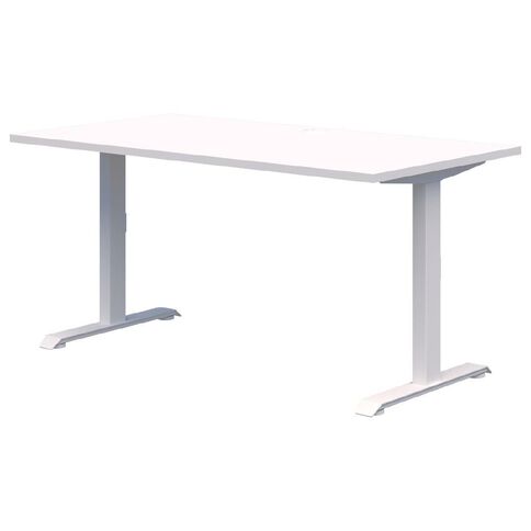 Rapid Fixed Height Desk 1500 x 800 White