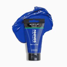 Reeves Fine Acrylic Paint Ultramarine 340 75ml