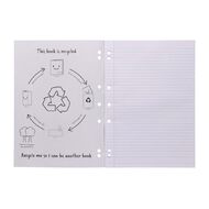 WS Exercise Book 1B8 Extra WA4 7mm Ruled 64 Leaf Punched Red Mid