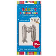 Artwrap Foil Balloon M Silver 35cm
