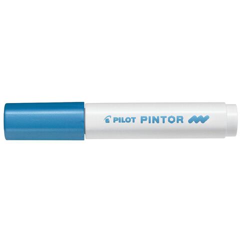 Pilot Pintor Marker Bullet Metallic Medium 4.5mm Tip Blue
