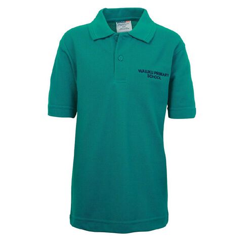 Schooltex Waiuku Primary Short Sleeve Polo with Embroidery