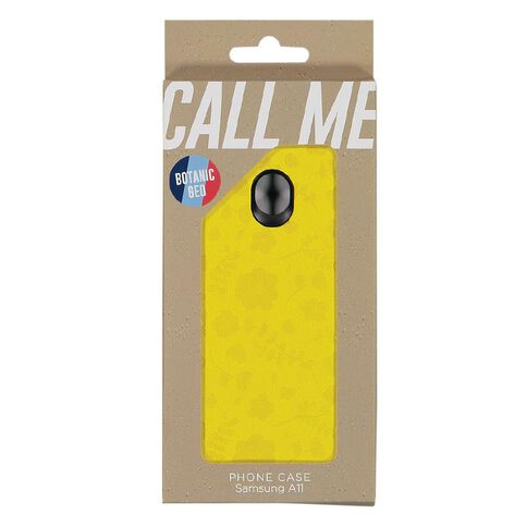 Botanic Geo Samsung A11 Phone Case Mustard