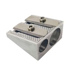 WS Pencil Sharpener 2 Hole Metal Black